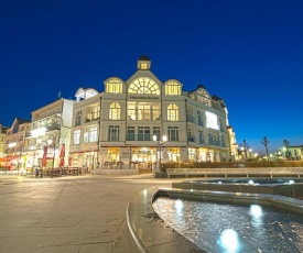 Strandschloss Binz - Penthouse "Royal Beach" mit Sauna, Kamin, Terrasse, Meerblick