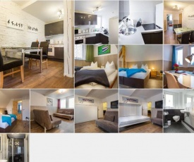 H& Apartment im Herzen der Stadt Nr.17-Karl mit Küche, Wohnzimmer und Esstisch