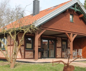 Modern Holiday Home in Brusow with Roofed Terrace